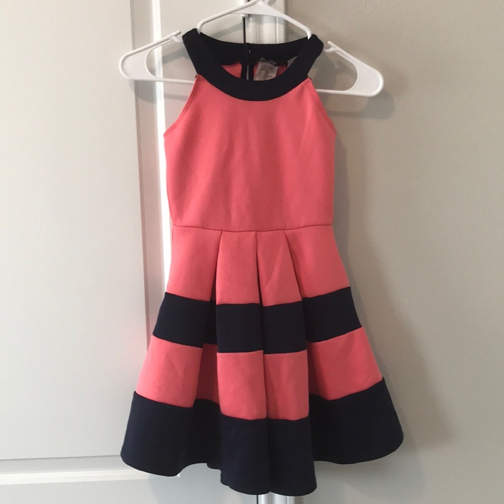 2-Hip girls A-line sleeveless dress